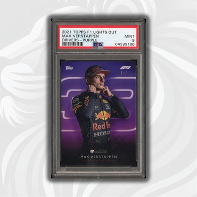 PSA 9 - 14/25 Max Verstappen - Drivers - Purple Parallel