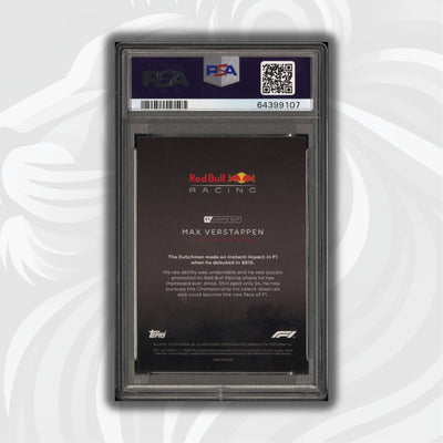 PSA 8.5 - 22/25 Max Verstappen - Drivers- Purple Parallel