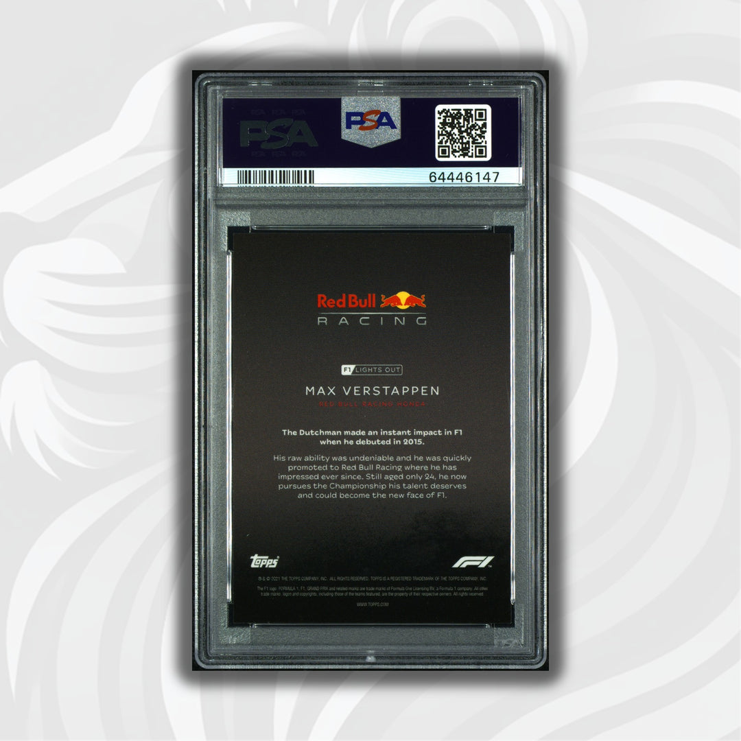 PSA 9 - 02/10 Max Verstappen - Drivers -  Red Parallel