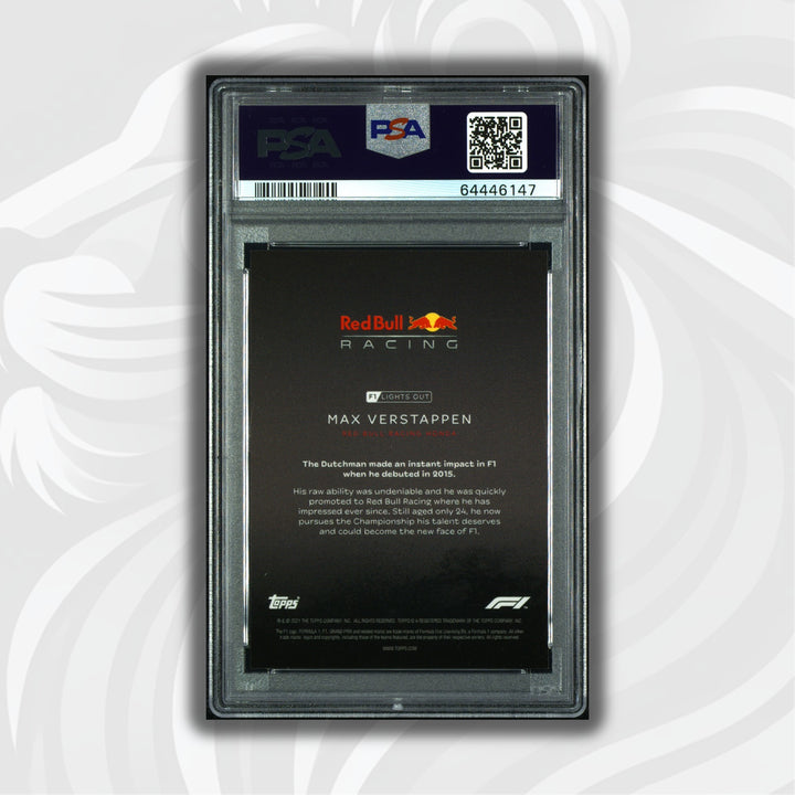 PSA 9 - 02/10 Max Verstappen - Drivers -  Red Parallel