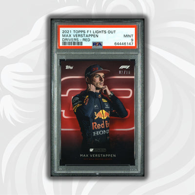 PSA 9 - 02/10 Max Verstappen - Drivers -  Red Parallel