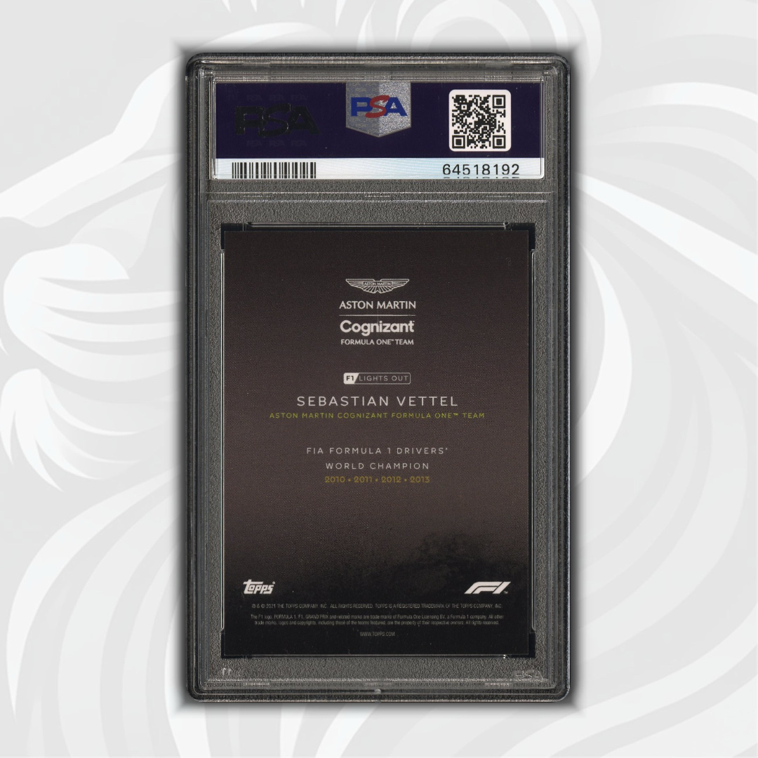 PSA 10 - 04/10 Sebastian Vettel - Drivers World Champion