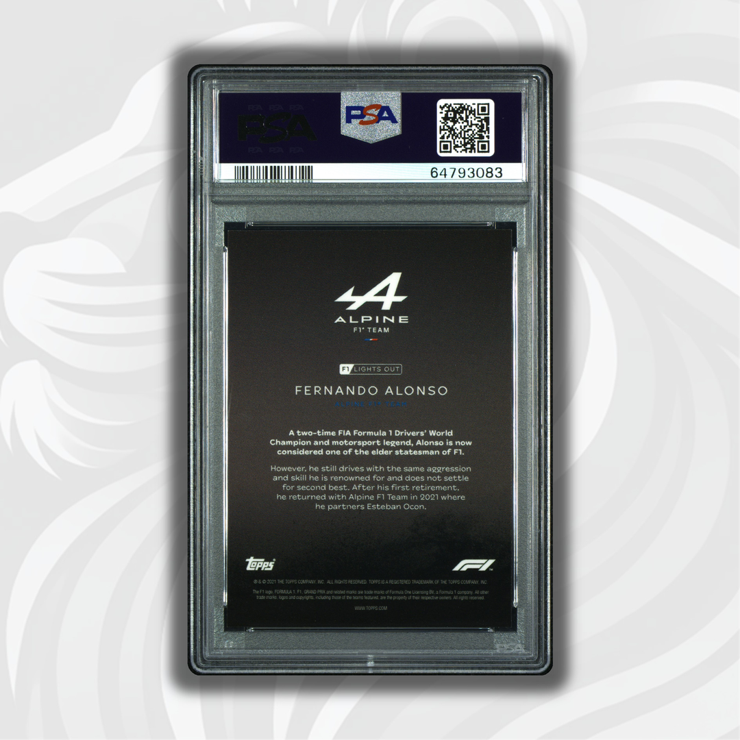 PSA 9 - 11/25 Fernando Alonso - Drivers -  Purple Parallel