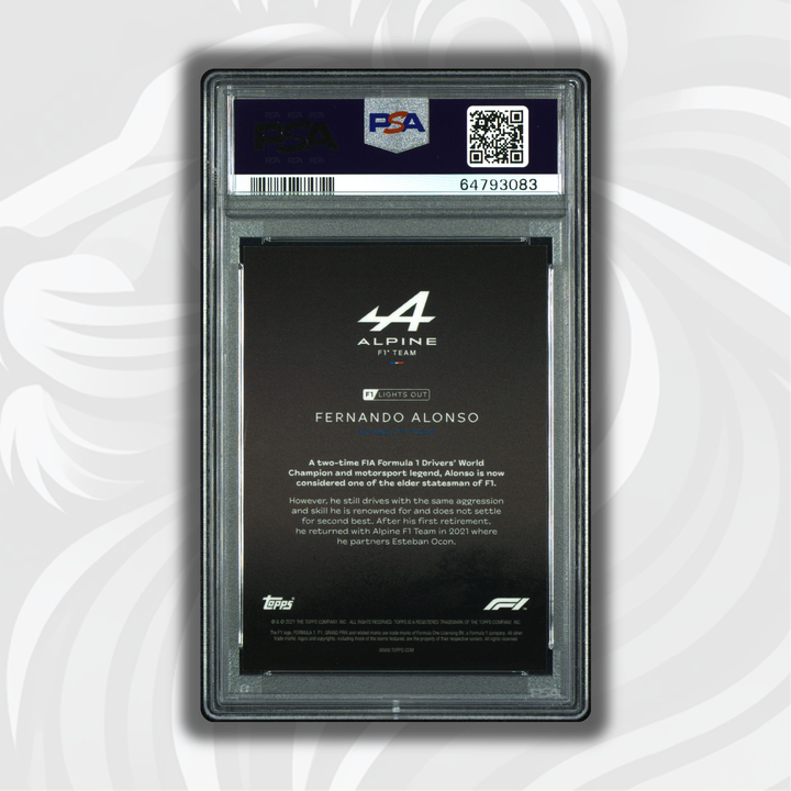 PSA 9 - 11/25 Fernando Alonso - Drivers -  Purple Parallel