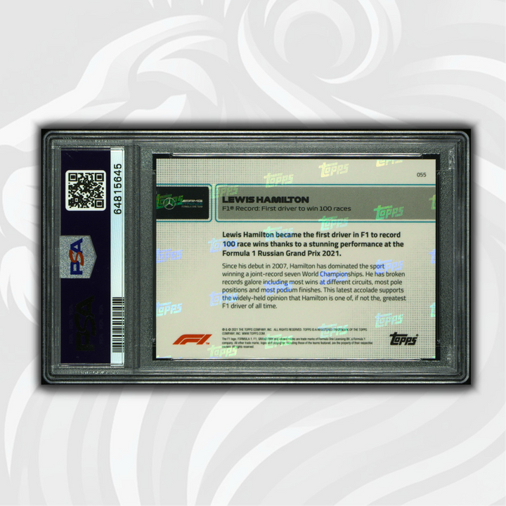 PSA10 - 15/99 - Lewis Hamilton - First Driver To Win 100 Races #55