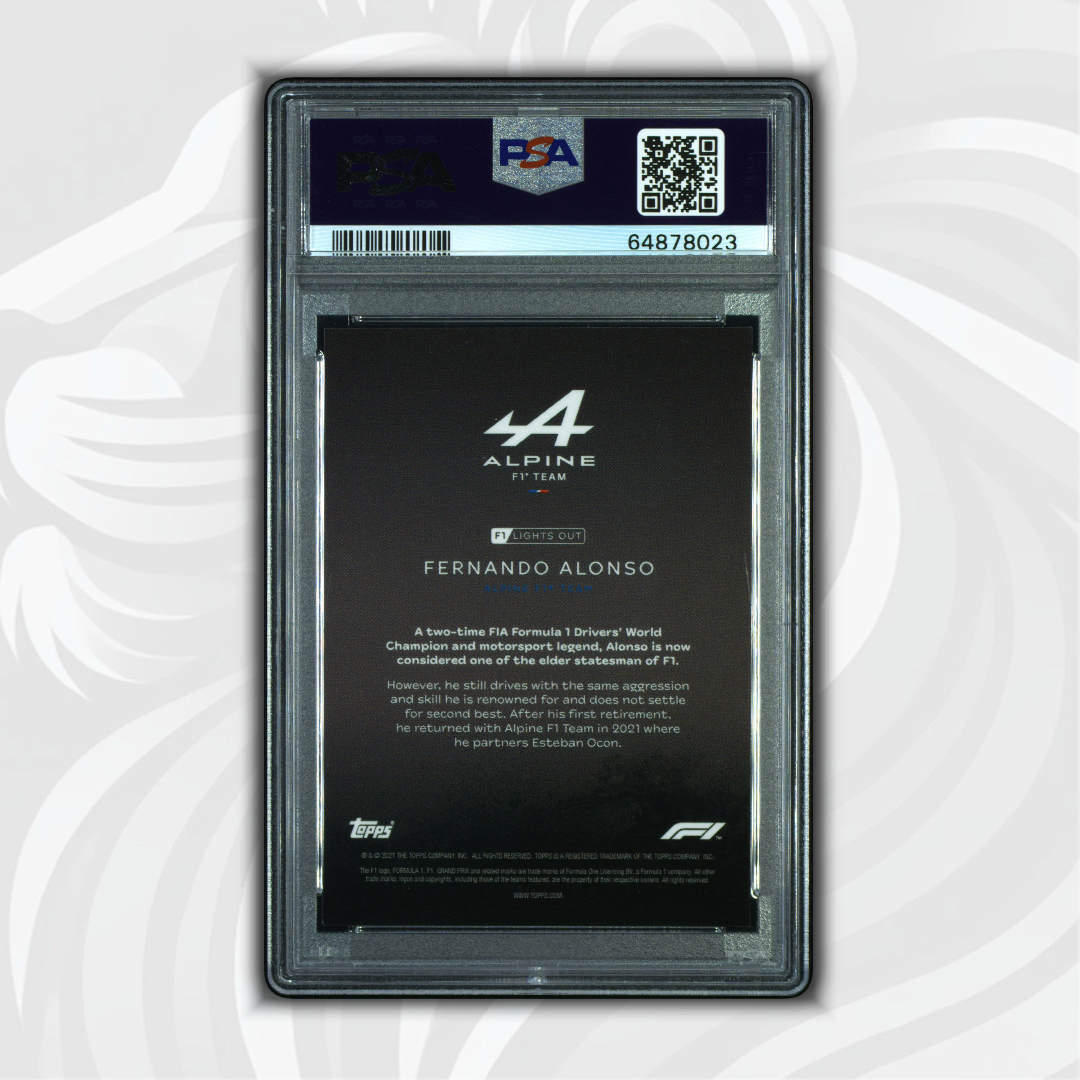 PSA 9 - 05/10 Fernando Alonso - Drivers Red Parallel