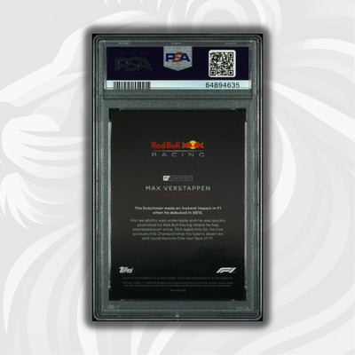 PSA 9 - 44/75 Max Verstappen - Drivers -  Green Parallel