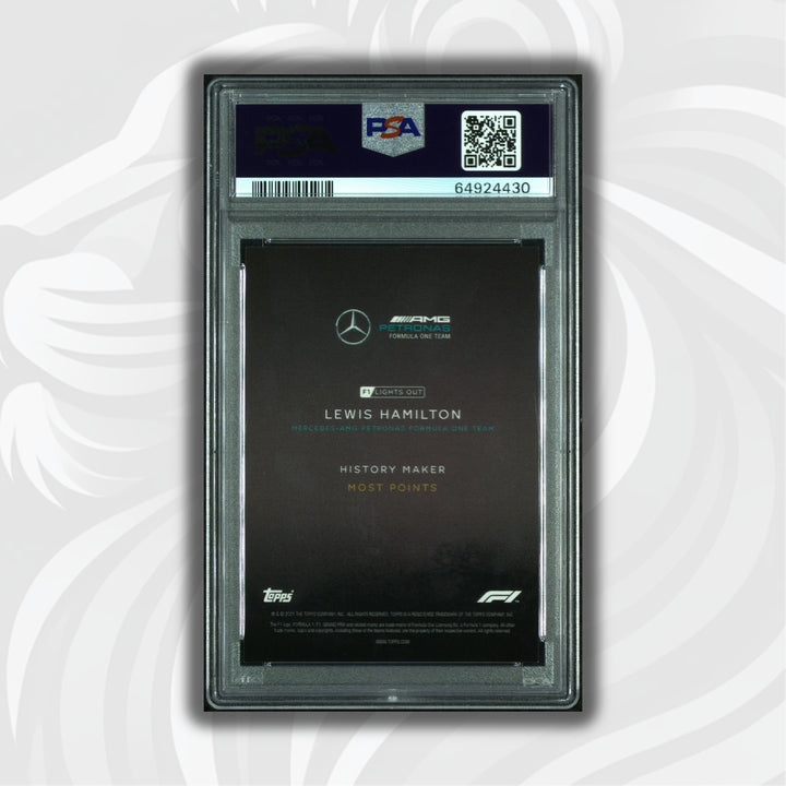 PSA 9 - 33/50 Lewis Hamilton - History Maker