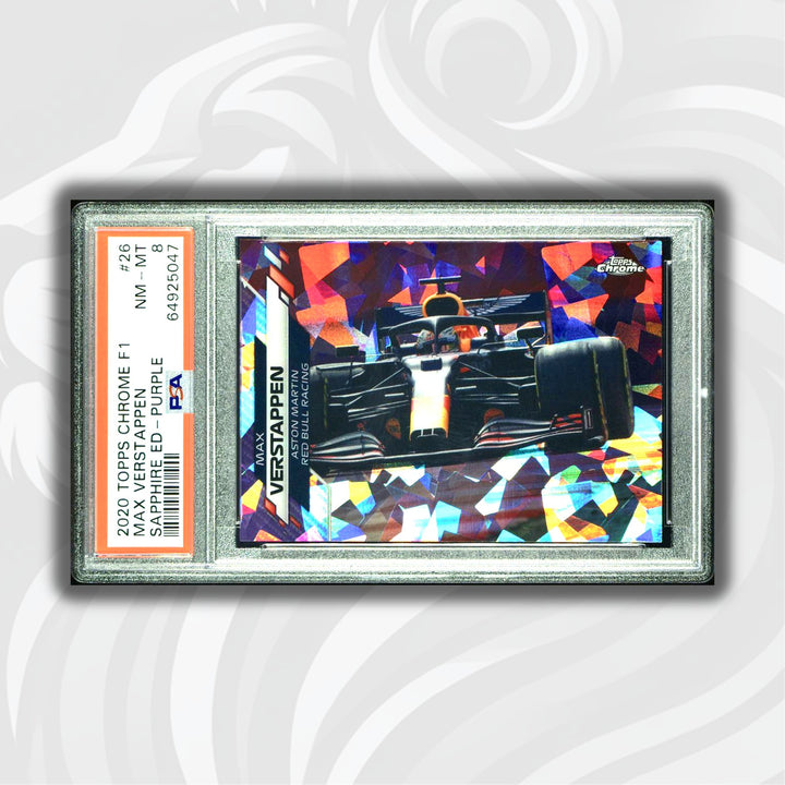 PSA 8 - 07/10 - Max Verstappen #26 - Sapphire - Purple