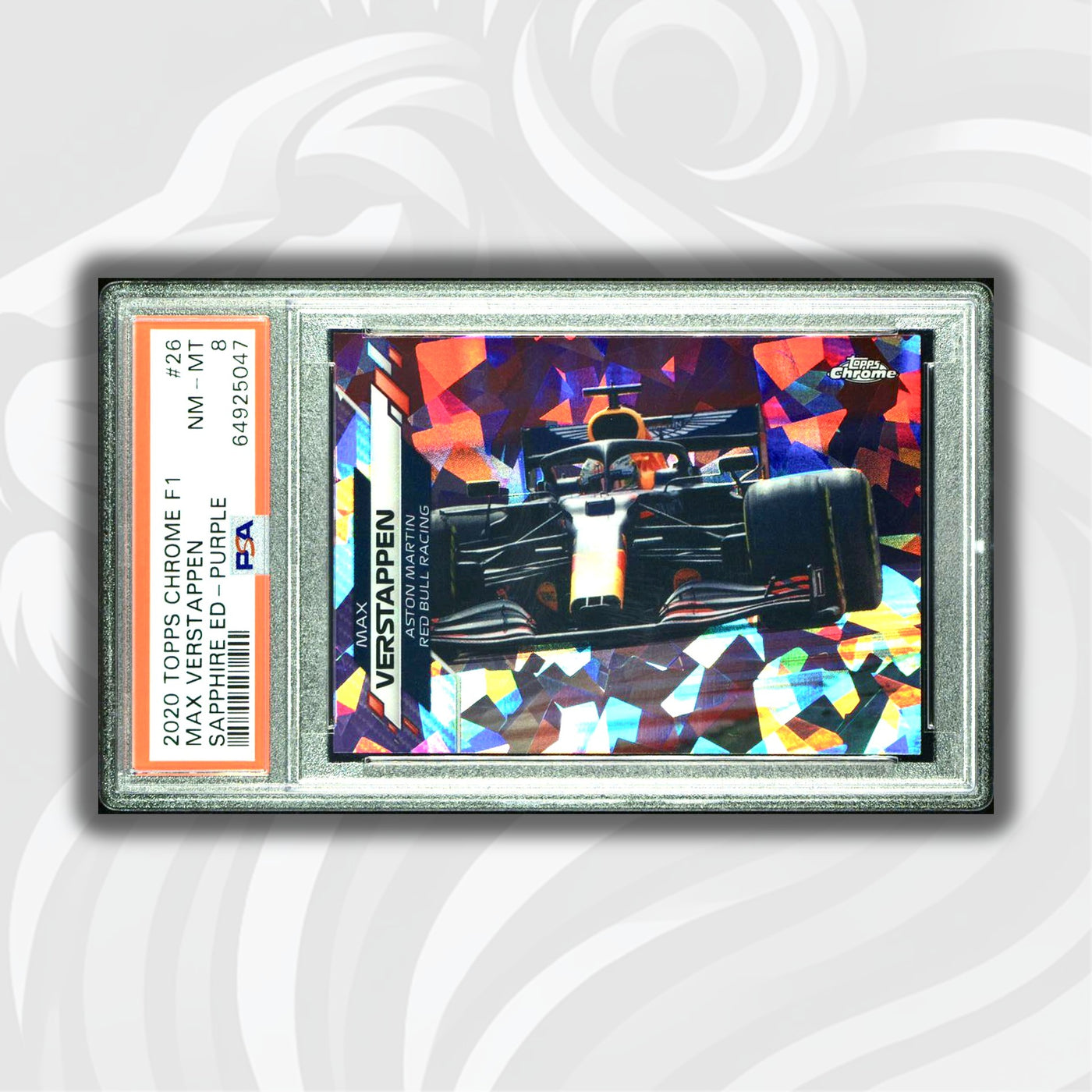 PSA 8 - 07/10 - Max Verstappen #26 - Sapphire - Purple