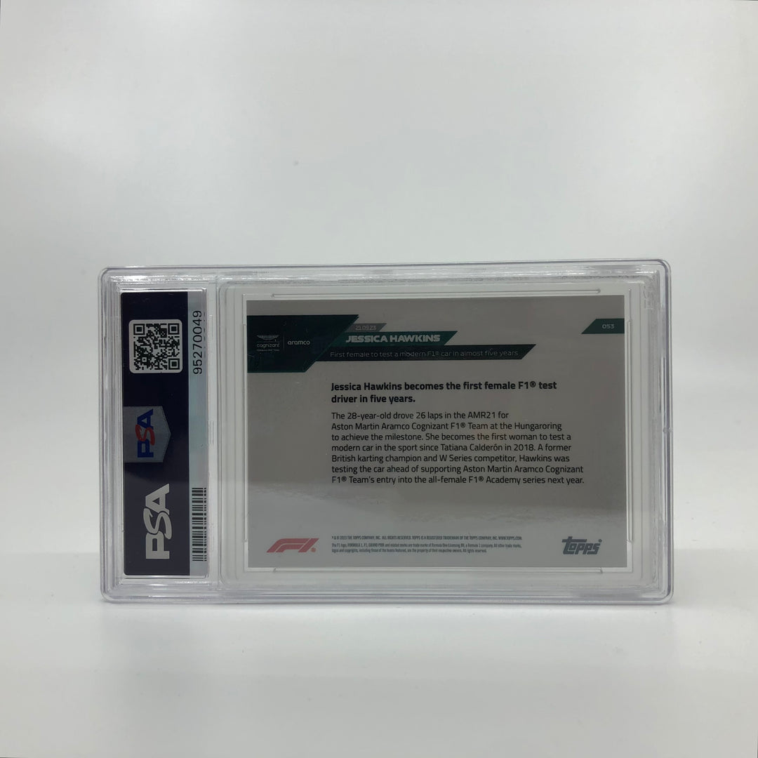 PSA 9 - 53/99 Jessica Hawkins #53 - 青色 - 2023 Topps Now F1
