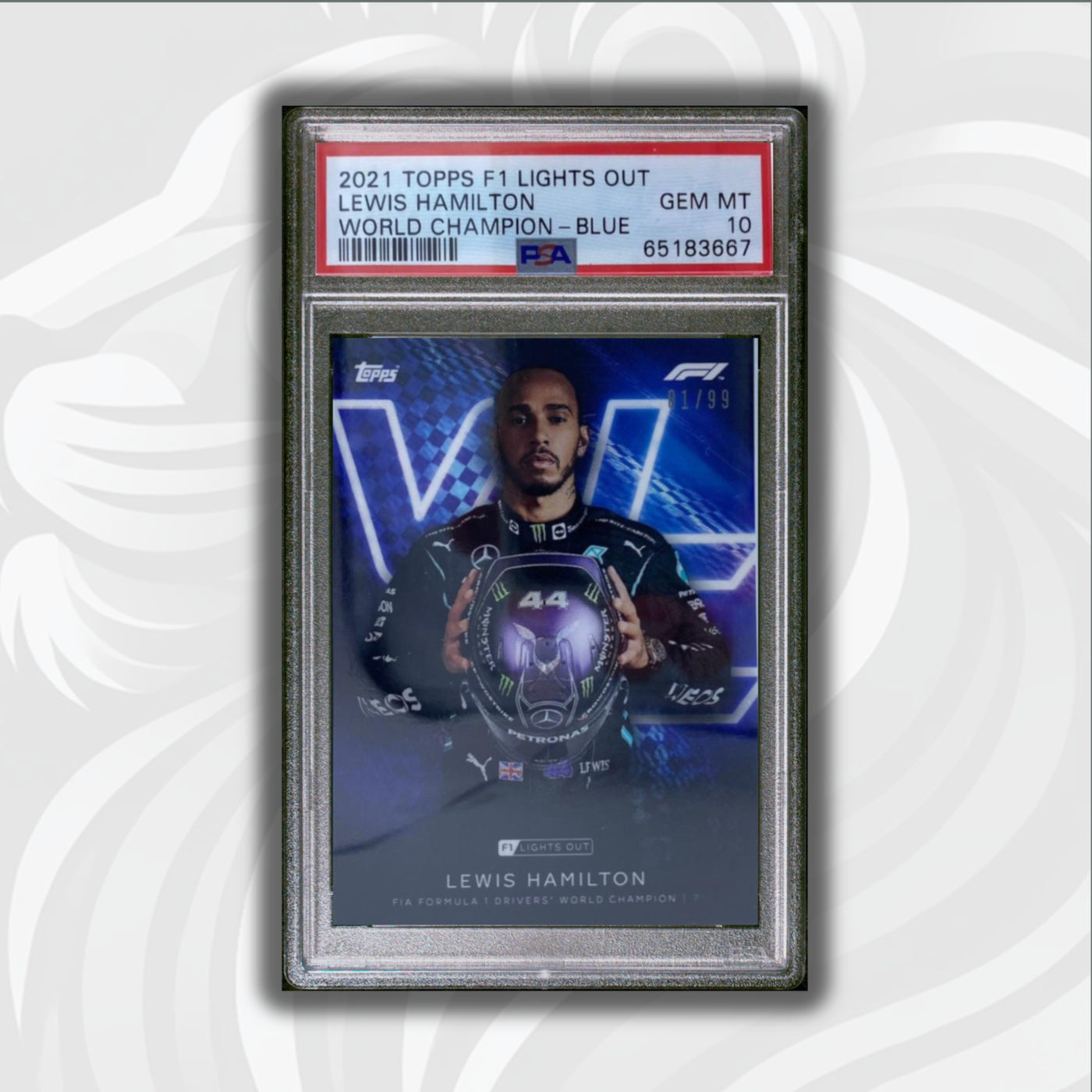 PSA 10 - /99 Lewis Hamilton - Drivers World Champion