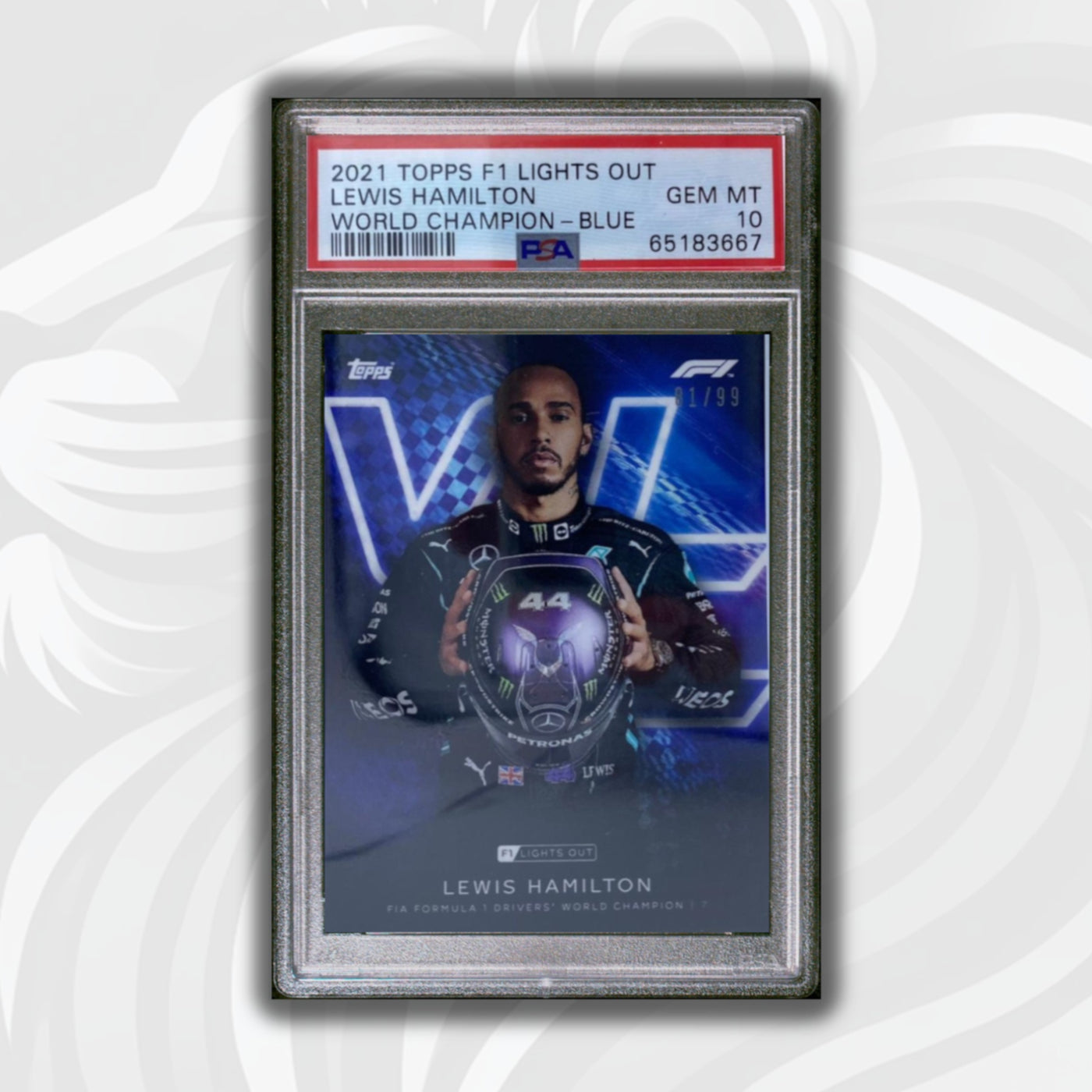 PSA 10 - /99 Lewis Hamilton - Drivers World Champion