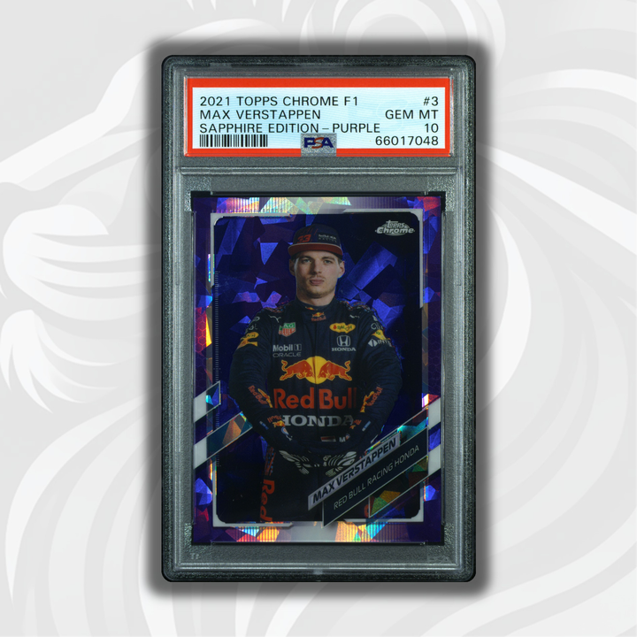 PSA 10 - 03/10 - Max Verstappen - Sapphire Edition Purple - F1 Driver #3