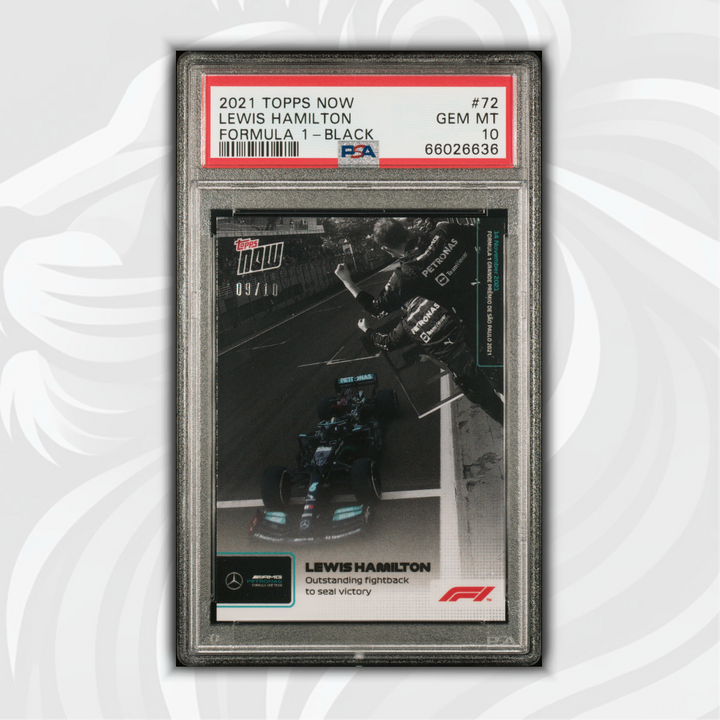 PSA 10 - 09/10 Lewis Hamilton  - Outstanding fighback to seal victory #72