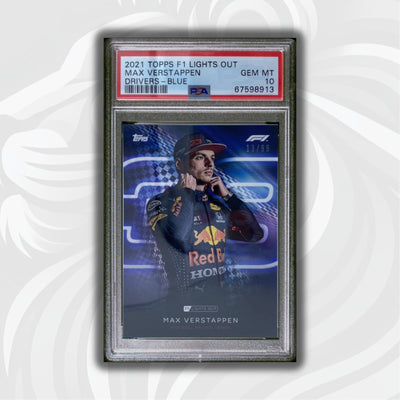 PSA 10 - 13/99 Max Verstappen - Drivers -  Blue Parallel