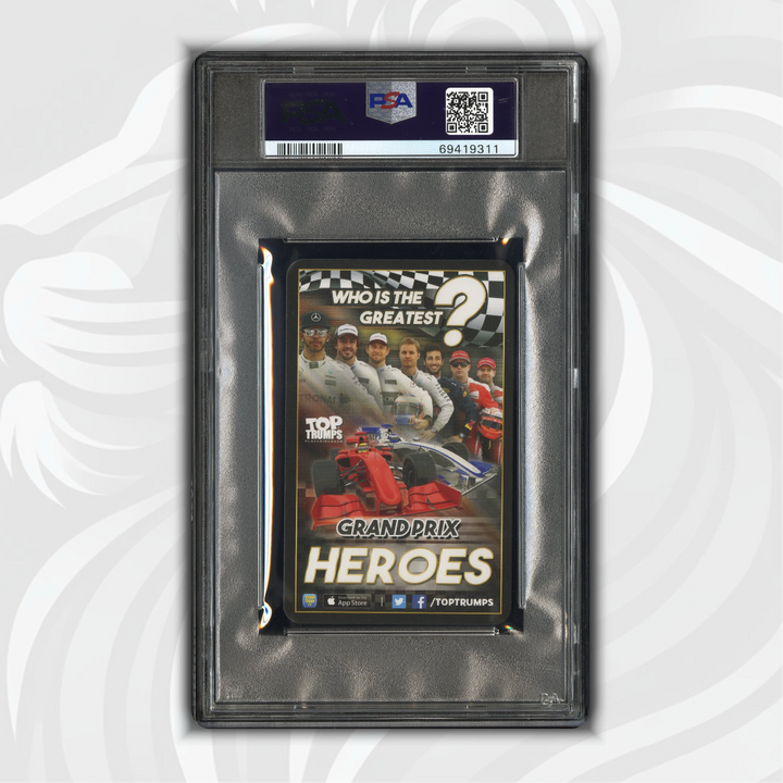 PSA 9 - Max Verstappen - 0 Wins - Top Trumps - 2016 Grand Prix Heroes - reprint