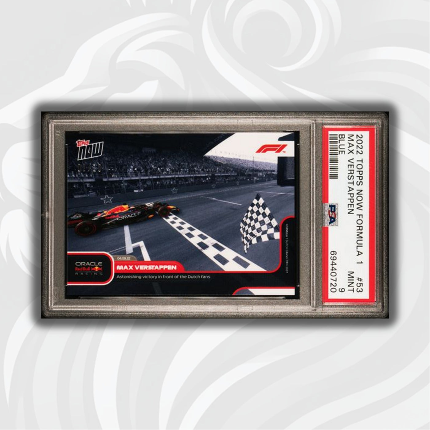 PSA 9 - 2/10 MAX VERSTAPPEN #53 - BLUE