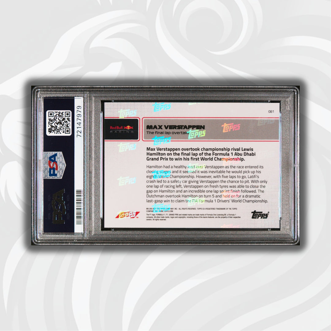 PSA 8 - 75/99 The Final Lap Overtake #81