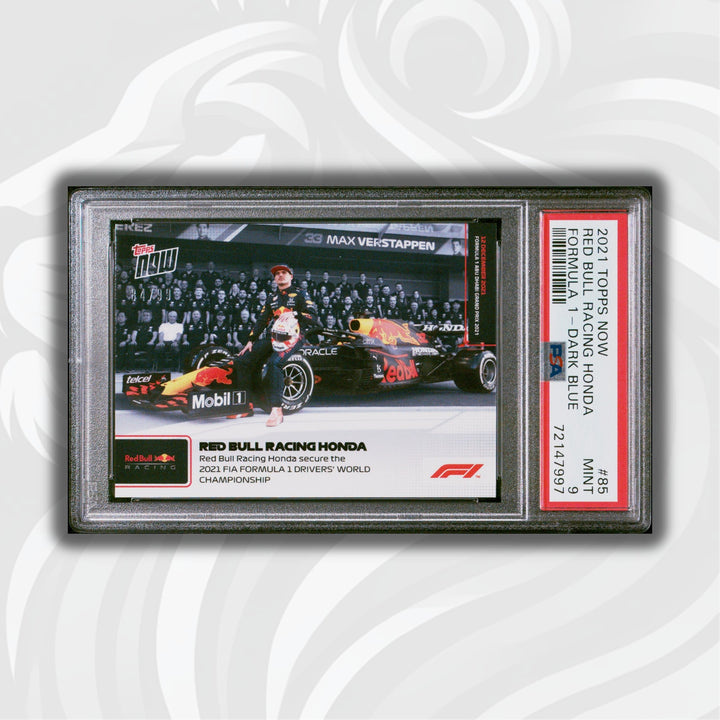PSA 9 - 84/99 - Red Bull Racing Honda - Secure The Drivers' World Championship #85