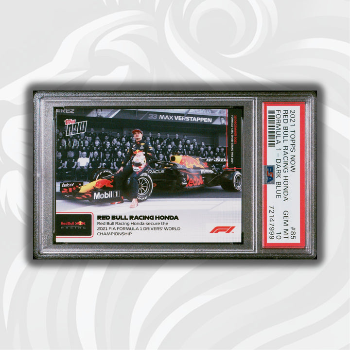 PSA 10 - 74/99 - Red Bull Racing Honda - Secure The Drivers' World Championship #85