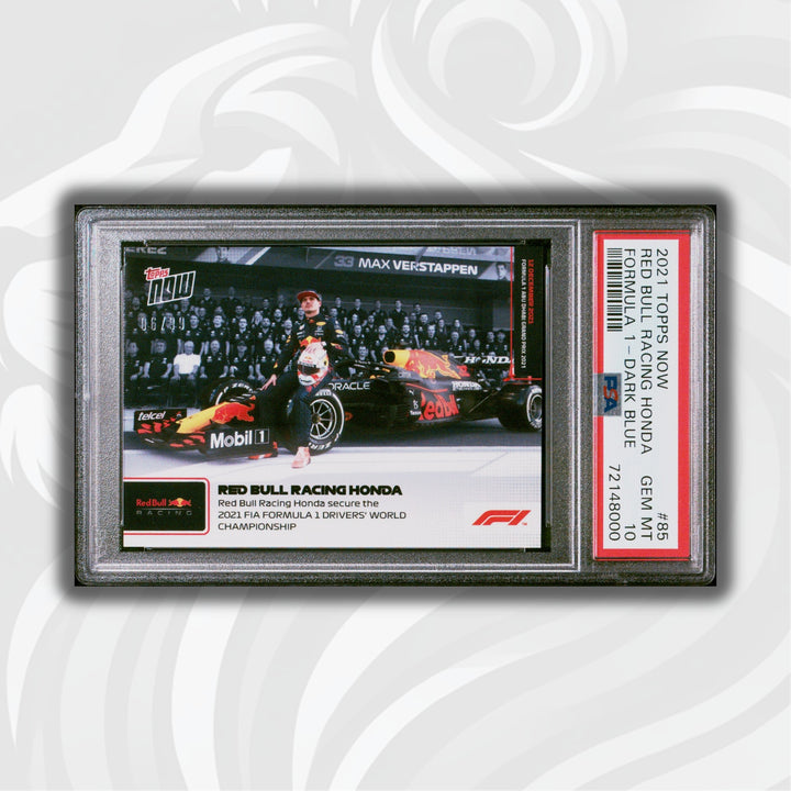 PSA 10 - /99 - Red Bull Racing Honda - Secure The Drivers' World Championship #85