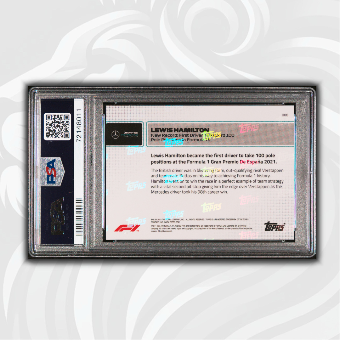 PSA 10 - 07/99 - Lewis Hamilton #8 - Dark Blue