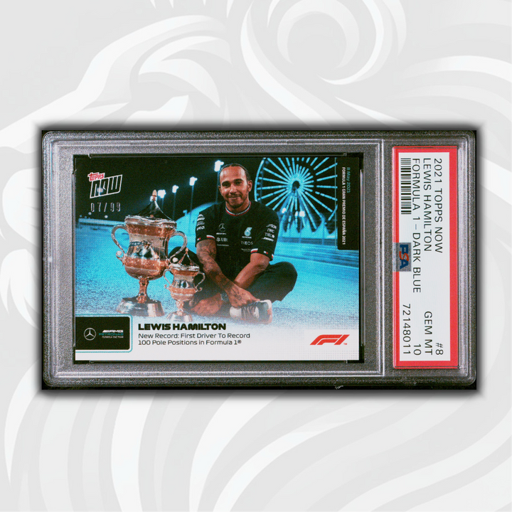PSA 10 - 07/99 - Lewis Hamilton #8 - Dark Blue