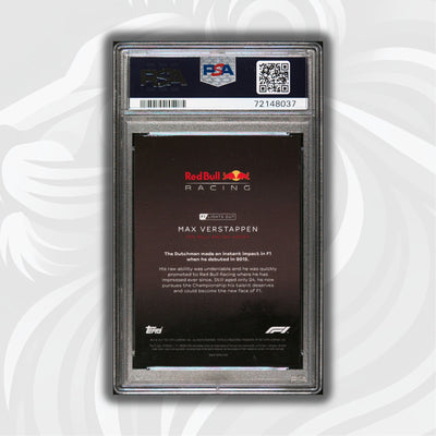 PSA 10 - 08/25 Max Verstappen - Drivers- Purple Parallel