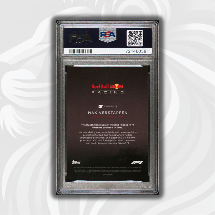 PSA 10 - 19/25 Max Verstappen - Drivers- Purple Parallel