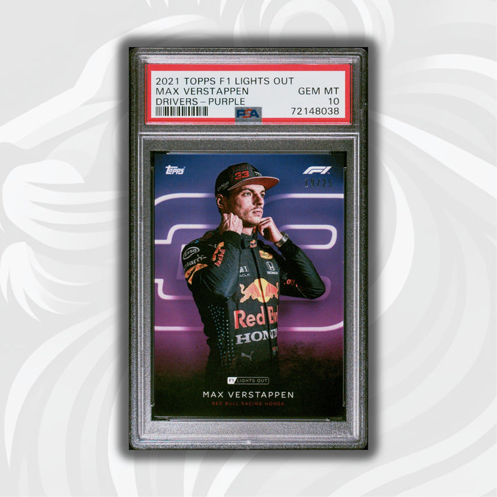 PSA 10 - 19/25 Max Verstappen - Drivers- Purple Parallel
