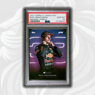 PSA 10 - 19/25 Max Verstappen - Drivers- Purple Parallel