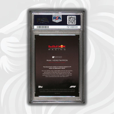 PSA 10 - 07/25 Max Verstappen - Drivers- Purple Parallel