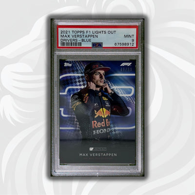 PSA 9 - 49/99 Max Verstappen - Drivers -  Blue Parallel