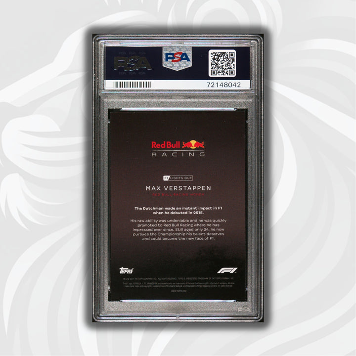 PSA 9 - 15/50 Max Verstappen - Drivers -  Aqua Parallel