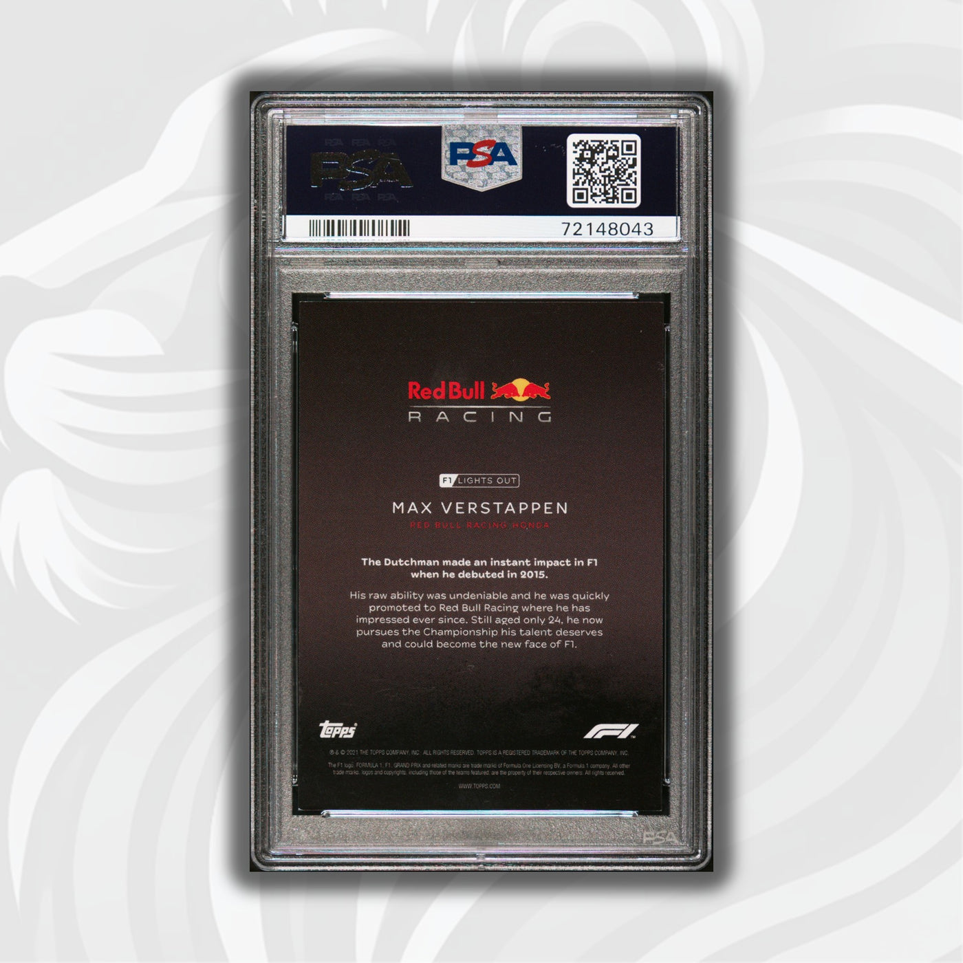 PSA 8 - 31/75 Max Verstappen - Drivers -  Green Parallel