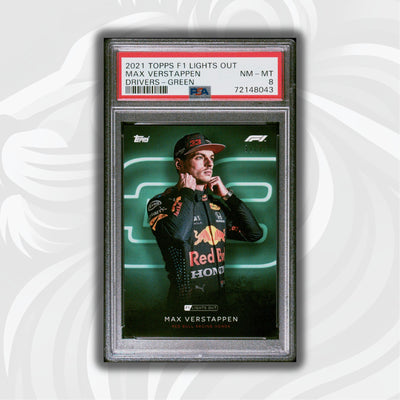 PSA 8 - 31/75 Max Verstappen - Drivers -  Green Parallel