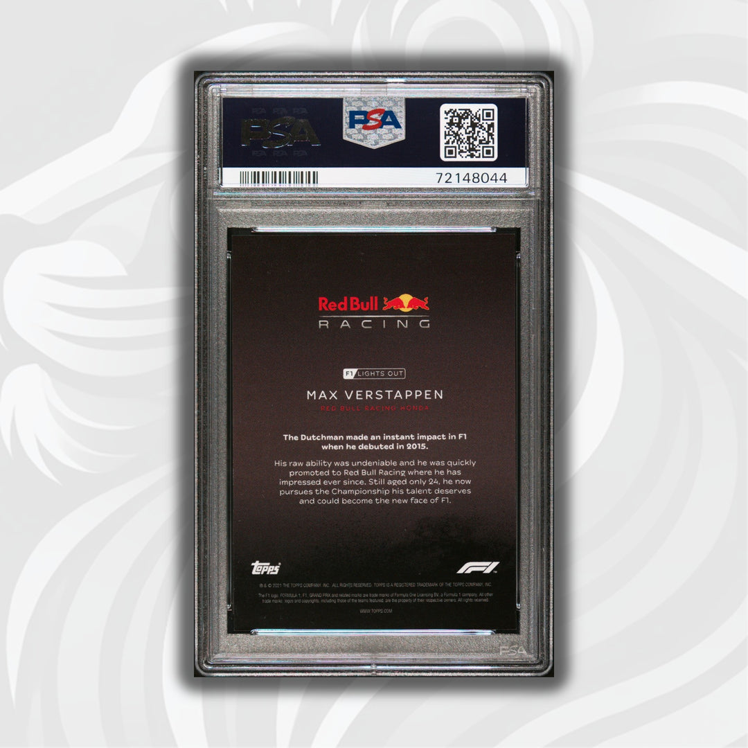 PSA 9 - 67/75 Max Verstappen - Drivers -  Green Parallel