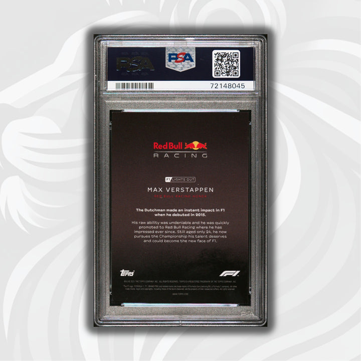 PSA 9 - 18/75 Max Verstappen - Drivers -  Green Parallel