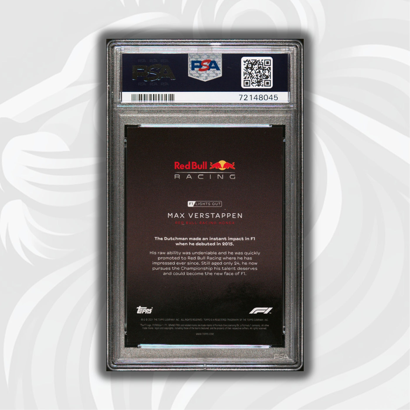 PSA 9 - 18/75 Max Verstappen - Drivers -  Green Parallel