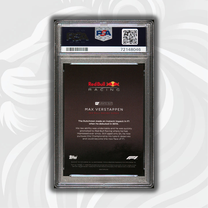 PSA 10 - 68/75 Max Verstappen - Drivers -  Green Parallel