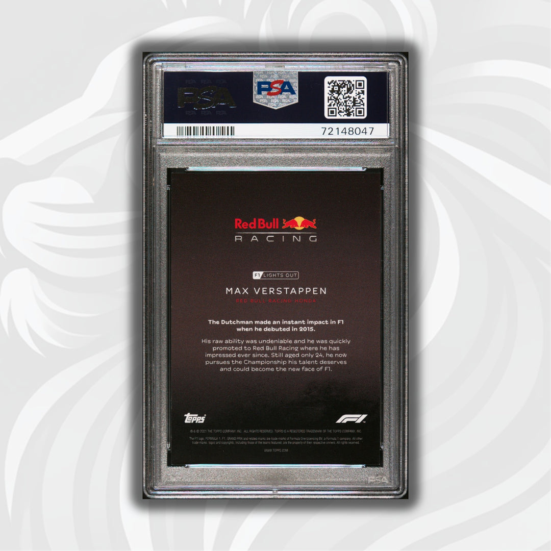 PSA 10 - 73/99 Max Verstappen - Drivers -  Blue Parallel