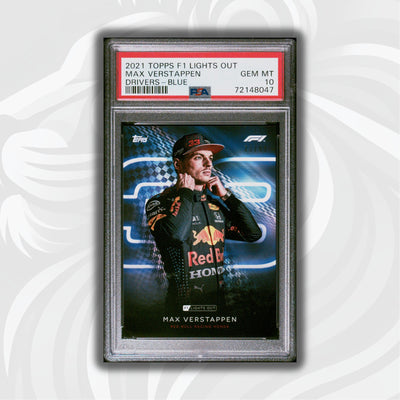 PSA 10 - 73/99 Max Verstappen - Drivers -  Blue Parallel