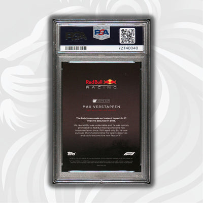 PSA 9 - 52/99 Max Verstappen - Drivers -  Blue Parallel