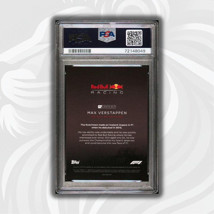 PSA 9 - 11/99 Max Verstappen - Drivers -  Blue Parallel