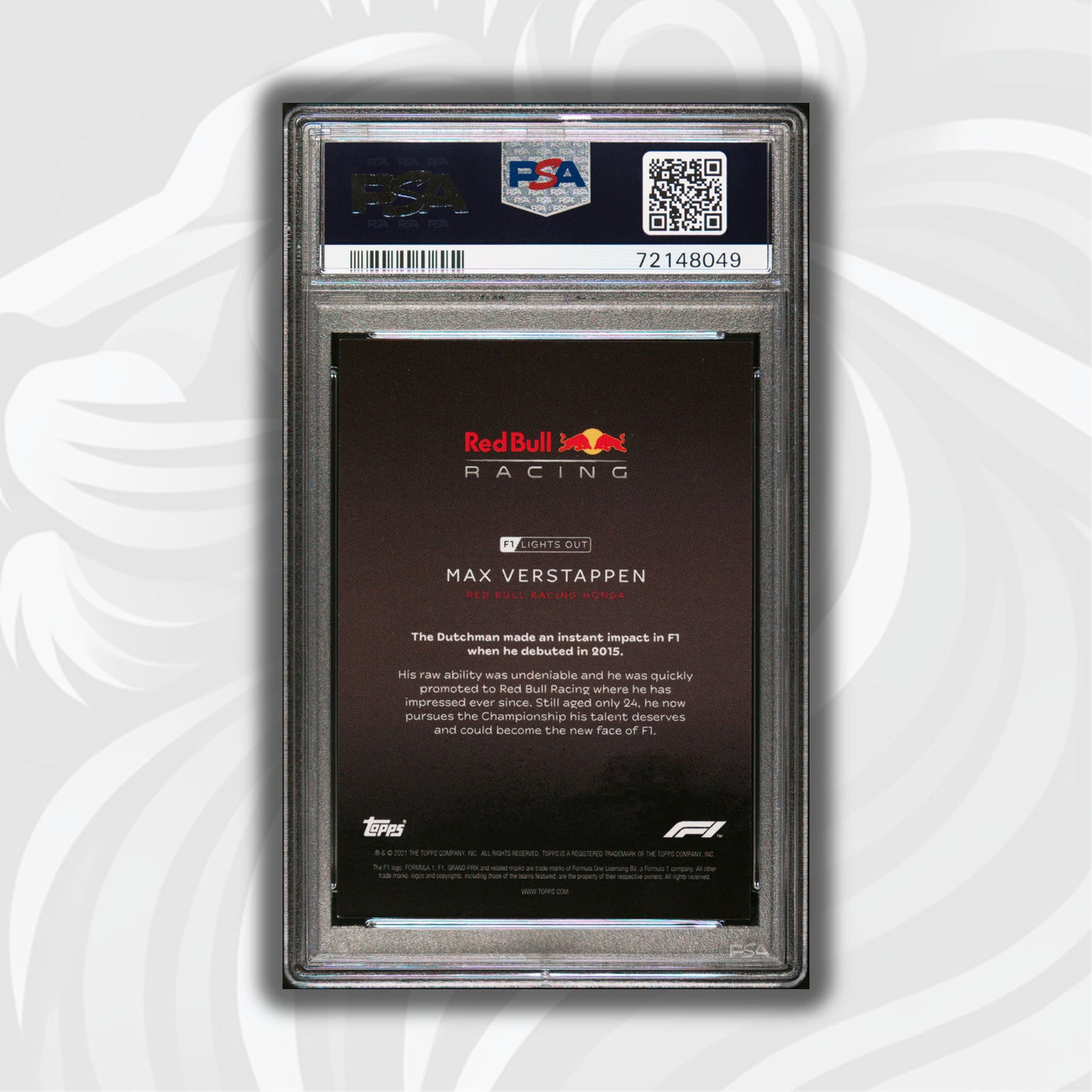 PSA 9 - 11/99 Max Verstappen - Drivers -  Blue Parallel