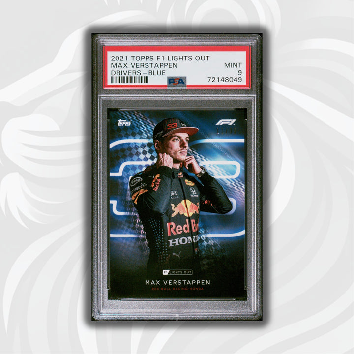 PSA 9 - 11/99 Max Verstappen - Drivers -  Blue Parallel
