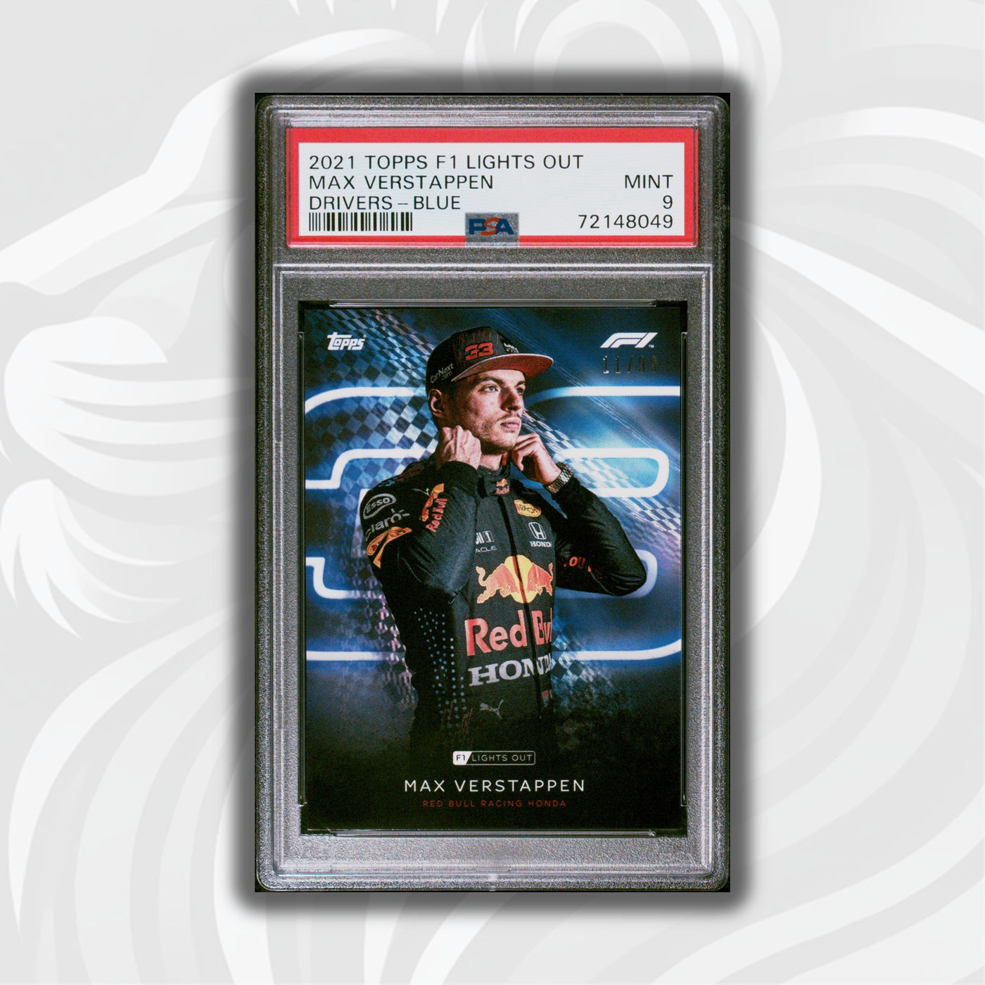 PSA 9 - 11/99 Max Verstappen - Drivers -  Blue Parallel