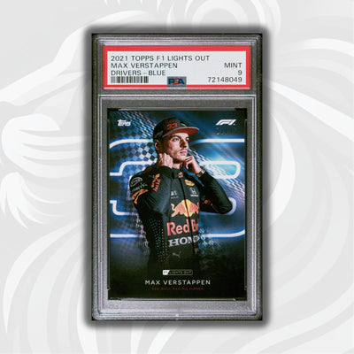 PSA 9 - 11/99 Max Verstappen - Drivers -  Blue Parallel
