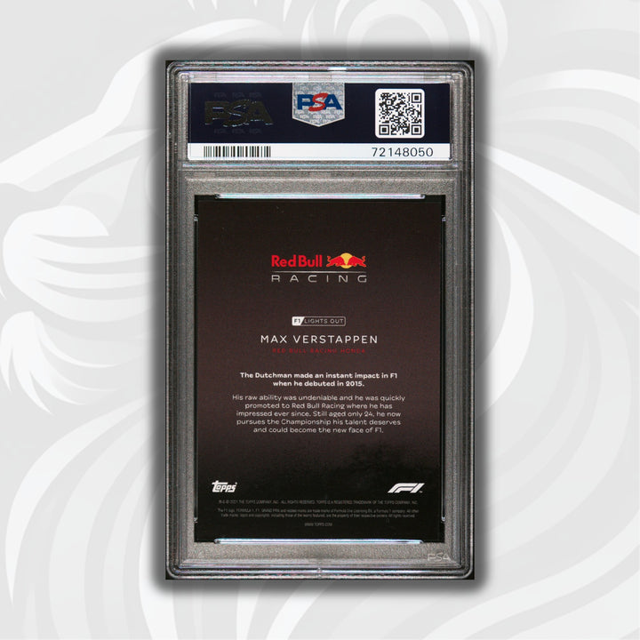 PSA 10 - 04/99 Max Verstappen - Drivers -  Blue Parallel